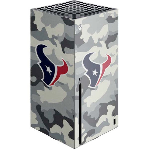 NFL Houston Texans Camo Xbox Series X Console Skin