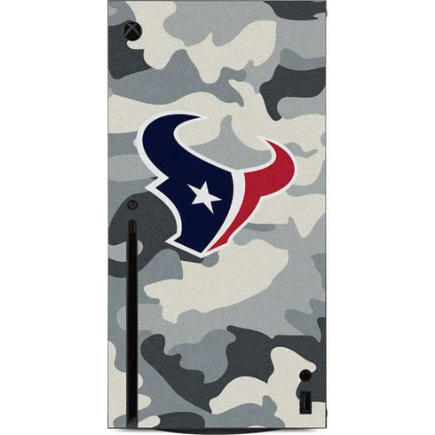 NFL Houston Texans Camo Xbox Series X Console Skin