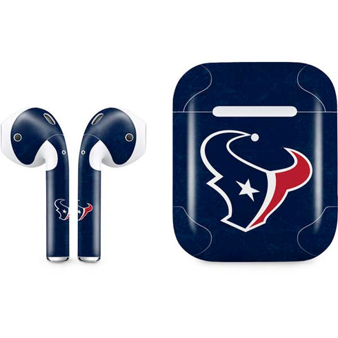 NFL Houston Texans Distressed Apple AirPods 2 Skin