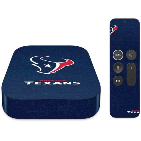 NFL Houston Texans Distressed Apple TV Skin