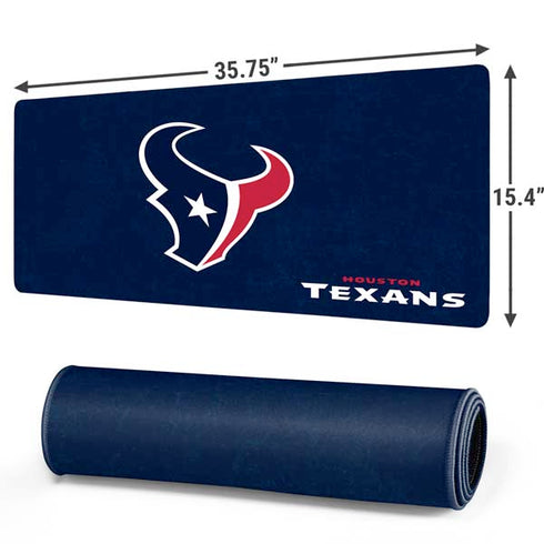 NFL Houston Texans Distressed Gaming Mouse Pad