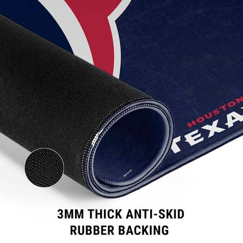 NFL Houston Texans Distressed Gaming Mouse Pad