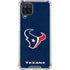 NFL Houston Texans Distressed Galaxy A12 Clear Case