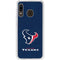 NFL Houston Texans Distressed Galaxy A20 Clear Case