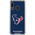 NFL Houston Texans Distressed Galaxy A30 Clear Case