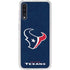 NFL Houston Texans Distressed Galaxy A50 Clear Case