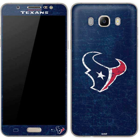 NFL Houston Texans Distressed Galaxy J7 Skin