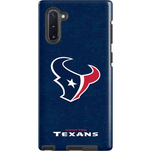 NFL Houston Texans Distressed Galaxy Note 10 Pro Case