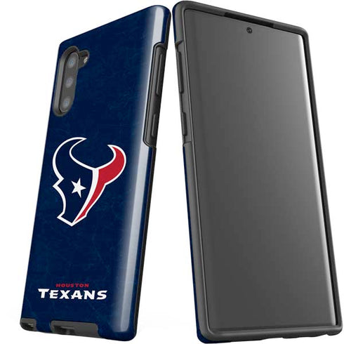 NFL Houston Texans Distressed Galaxy Note 10 Pro Case