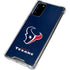 NFL Houston Texans Distressed Galaxy Note20 5G Clear Case