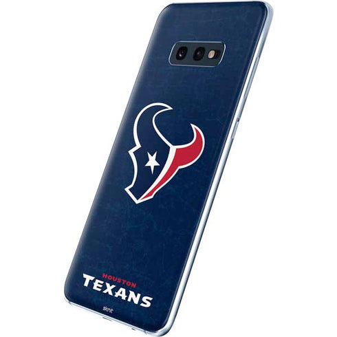NFL Houston Texans Distressed Galaxy S10e Skin