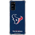 NFL Houston Texans Distressed Galaxy S20 FE Clear Case
