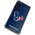 NFL Houston Texans Distressed Galaxy S20 FE Clear Case