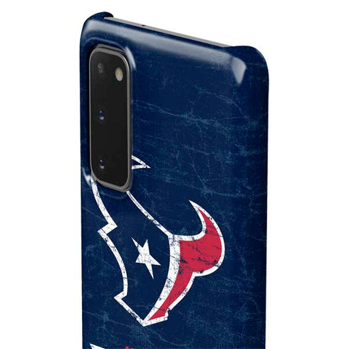 NFL Houston Texans Distressed Galaxy S20 Lite Case