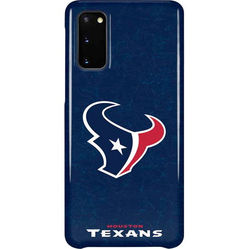 NFL Houston Texans Distressed Galaxy S20 Lite Case