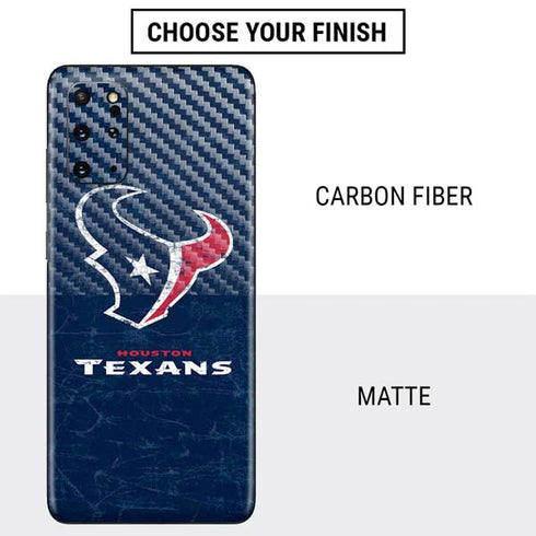 NFL Houston Texans Distressed Galaxy S20 Plus Skin