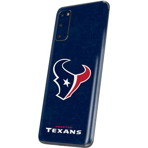 NFL Houston Texans Distressed Galaxy S20 Skin