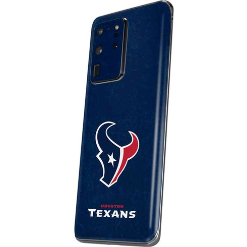 NFL Houston Texans Distressed Galaxy S20 Ultra 5G Skin