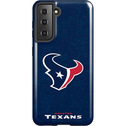 NFL Houston Texans Distressed Galaxy S21 5G Pro Case