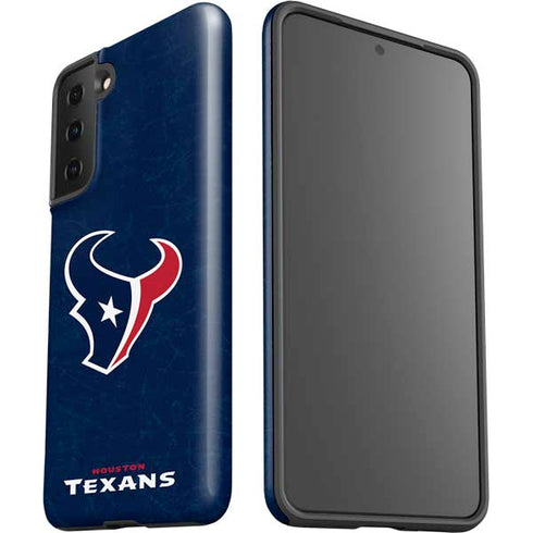 NFL Houston Texans Distressed Galaxy S21 FE Pro Case