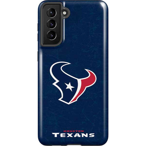 NFL Houston Texans Distressed Galaxy S21 Plus 5G Pro Case