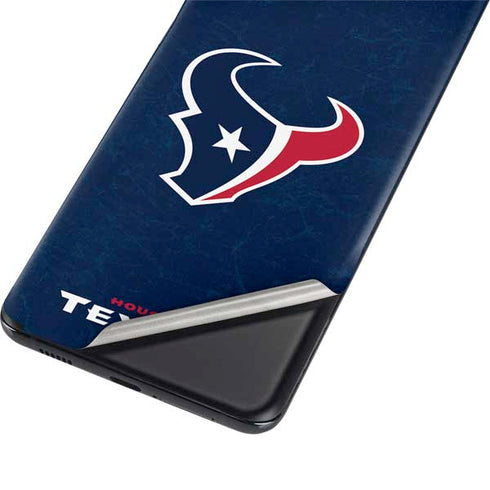 NFL Houston Texans Distressed Galaxy S21 Plus 5G Skin