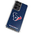NFL Houston Texans Distressed Galaxy S21 Ultra 5G Clear Case