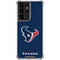 NFL Houston Texans Distressed Galaxy S21 Ultra 5G Clear Case