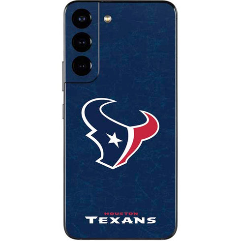 NFL Houston Texans Distressed Galaxy S22 Skin