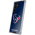 NFL Houston Texans Distressed Galaxy S22 Ultra Clear Case