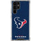 NFL Houston Texans Distressed Galaxy S22 Ultra Clear Case