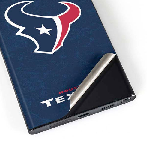 NFL Houston Texans Distressed Galaxy S22 Ultra Skin