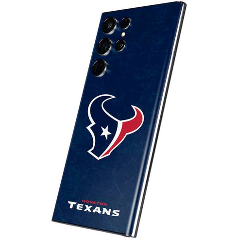 NFL Houston Texans Distressed Galaxy S22 Ultra Skin