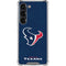 NFL Houston Texans Distressed Galaxy S23 Clear Case