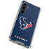 NFL Houston Texans Distressed Galaxy S23 FE Clear Case