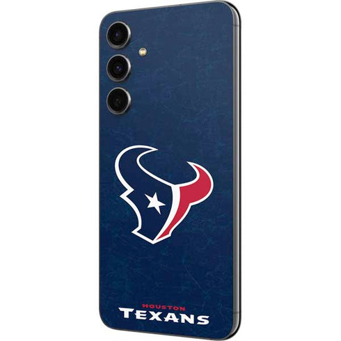 NFL Houston Texans Distressed Galaxy S23 FE Skin