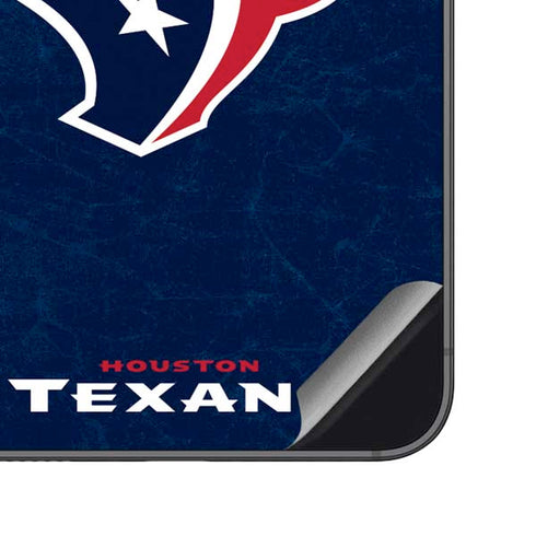 NFL Houston Texans Distressed Galaxy S23 FE Skin