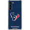 NFL Houston Texans Distressed Galaxy S23 Plus Clear Case
