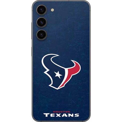 NFL Houston Texans Distressed Galaxy S23 Plus Skin