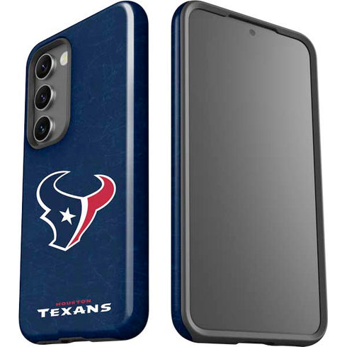 NFL Houston Texans Distressed Galaxy S23 Pro Case