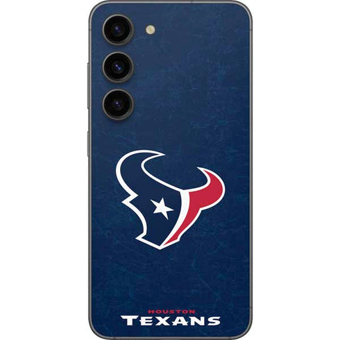 NFL Houston Texans Distressed Galaxy S23 Skin