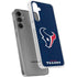NFL Houston Texans Distressed Galaxy S24 Plus Clear Case