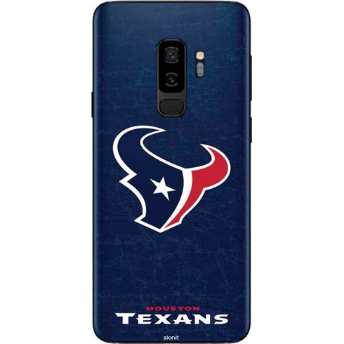 NFL Houston Texans Distressed Galaxy S9 Plus Skin