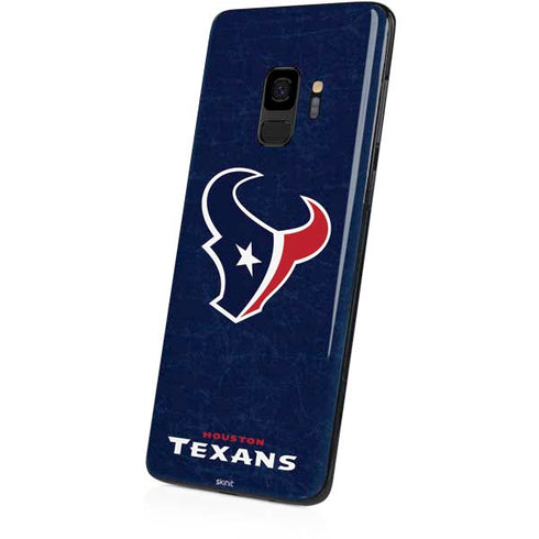 NFL Houston Texans Distressed Galaxy S9 Skin