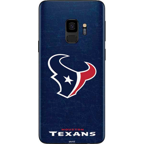 NFL Houston Texans Distressed Galaxy S9 Skin