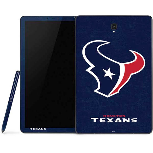 NFL Houston Texans Distressed Samsung Galaxy Tab Skin
