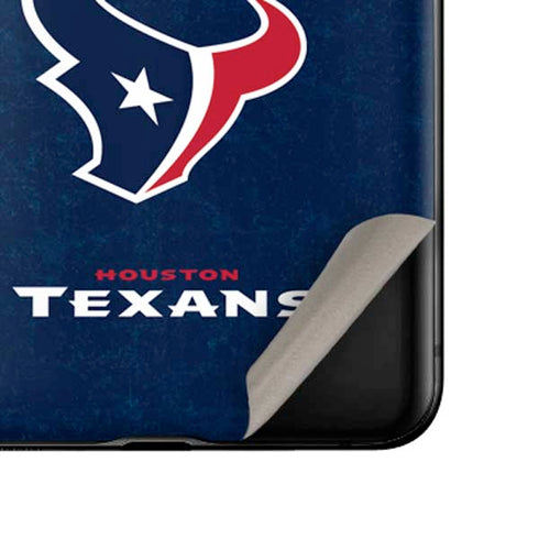 NFL Houston Texans Distressed Galaxy Z Flip Skin