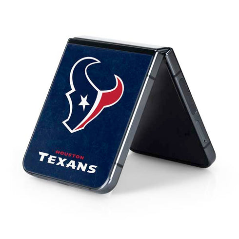 NFL Houston Texans Distressed Galaxy Z Flip5 5G Skin