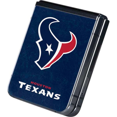 NFL Houston Texans Distressed Galaxy Z Flip5 5G Skin