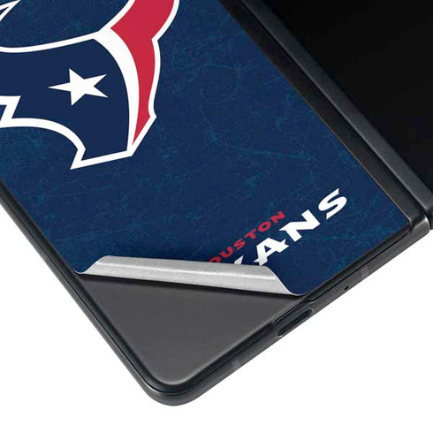 NFL Houston Texans Distressed Galaxy Z Fold4 5G Skin
